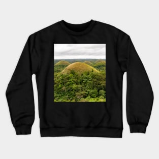 The Chocolate Hills, Carmen, Bohol, Philippines Crewneck Sweatshirt